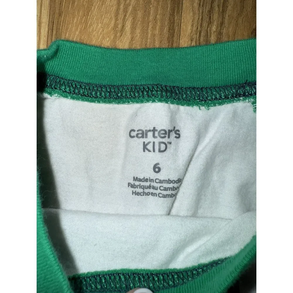 The Children's Place TCP St. Patrick's Day Tee‎ Shirt T-shirt 6 6/7 Lot Of 2